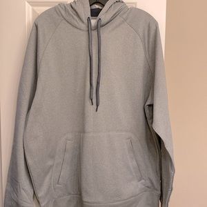 Sport-Tek, Large Performance Hoodie, light Gray.